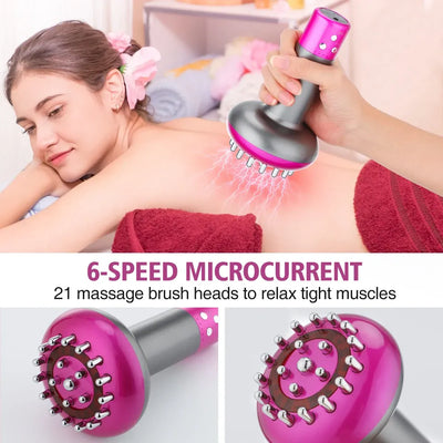 Thermal Guasha EMS Massager with Heat Therapy and Muscle Stimulation - Lumo