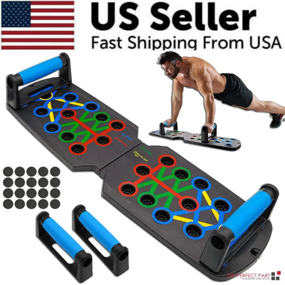 28 In 1 Color Coded Push Up Board for Effective Strength Training at Home - Lumo