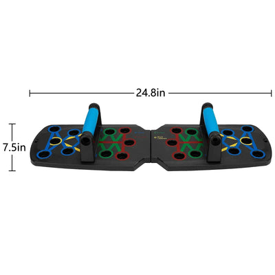 28 In 1 Color Coded Push Up Board for Effective Strength Training at Home - Lumo
