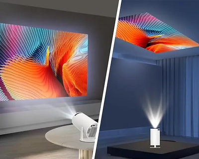 4K HD Portable Mini Projector With WiFi Bluetooth And Smart Android - Lumo