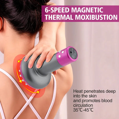 Thermal Guasha EMS Massager with Heat Therapy and Muscle Stimulation - Lumo