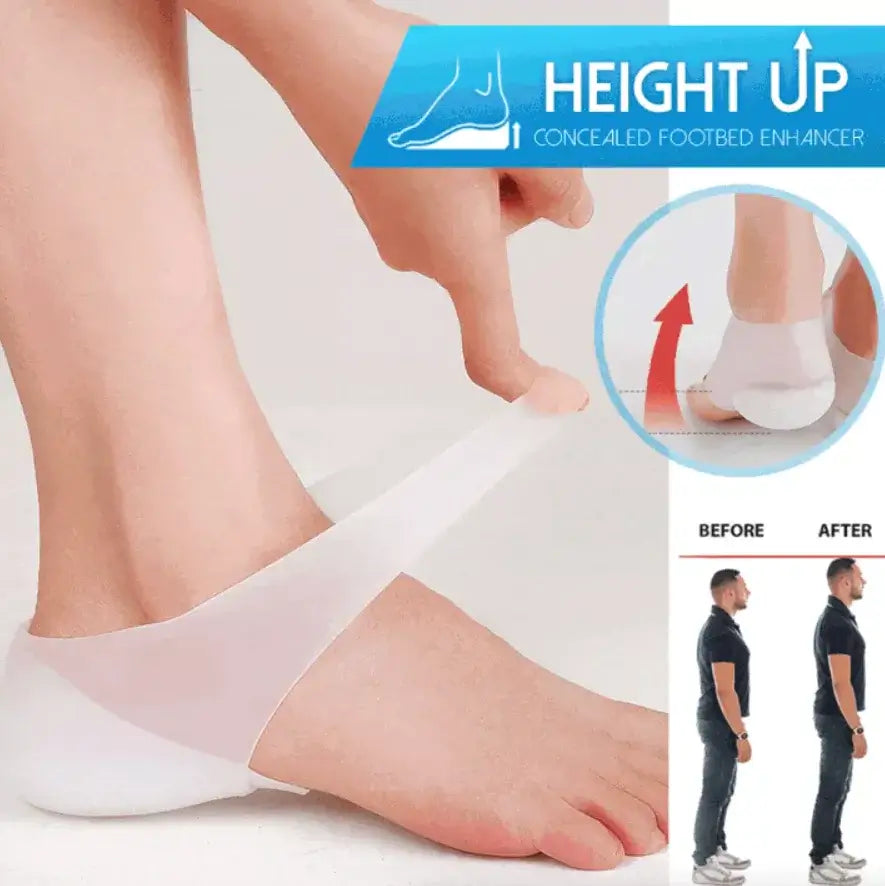 Silent Height Boost Silicone Insoles - Lumo