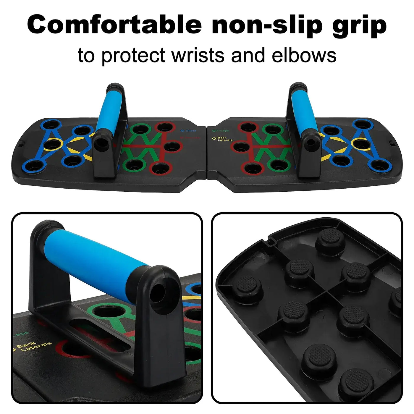28 In 1 Color Coded Push Up Board for Effective Strength Training at Home - Lumo