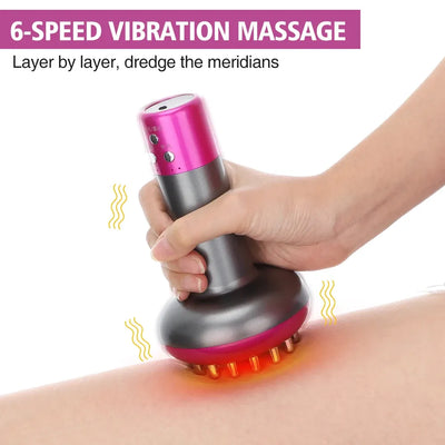Thermal Guasha EMS Massager with Heat Therapy and Muscle Stimulation - Lumo